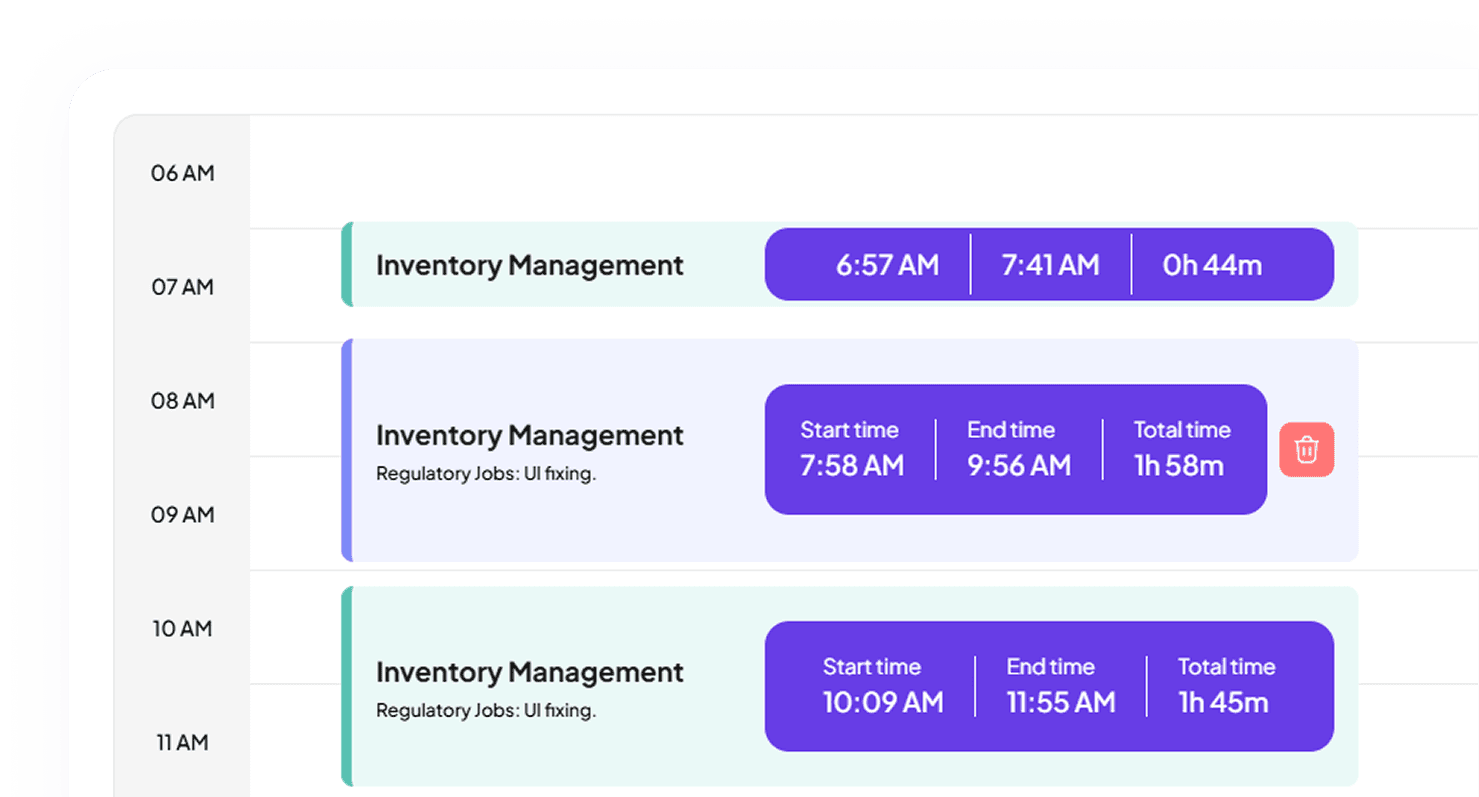 Comprehensive Time Tracking