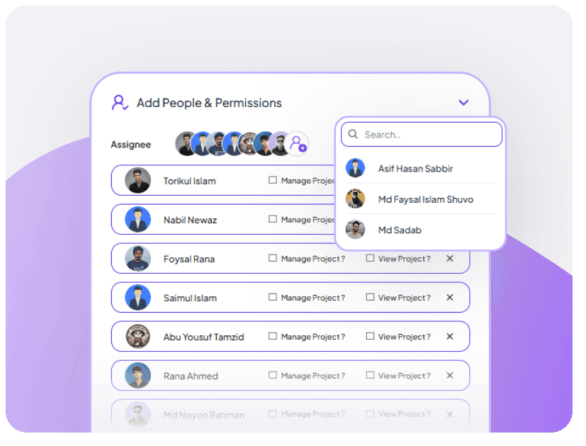 Team Collaboration Interface
